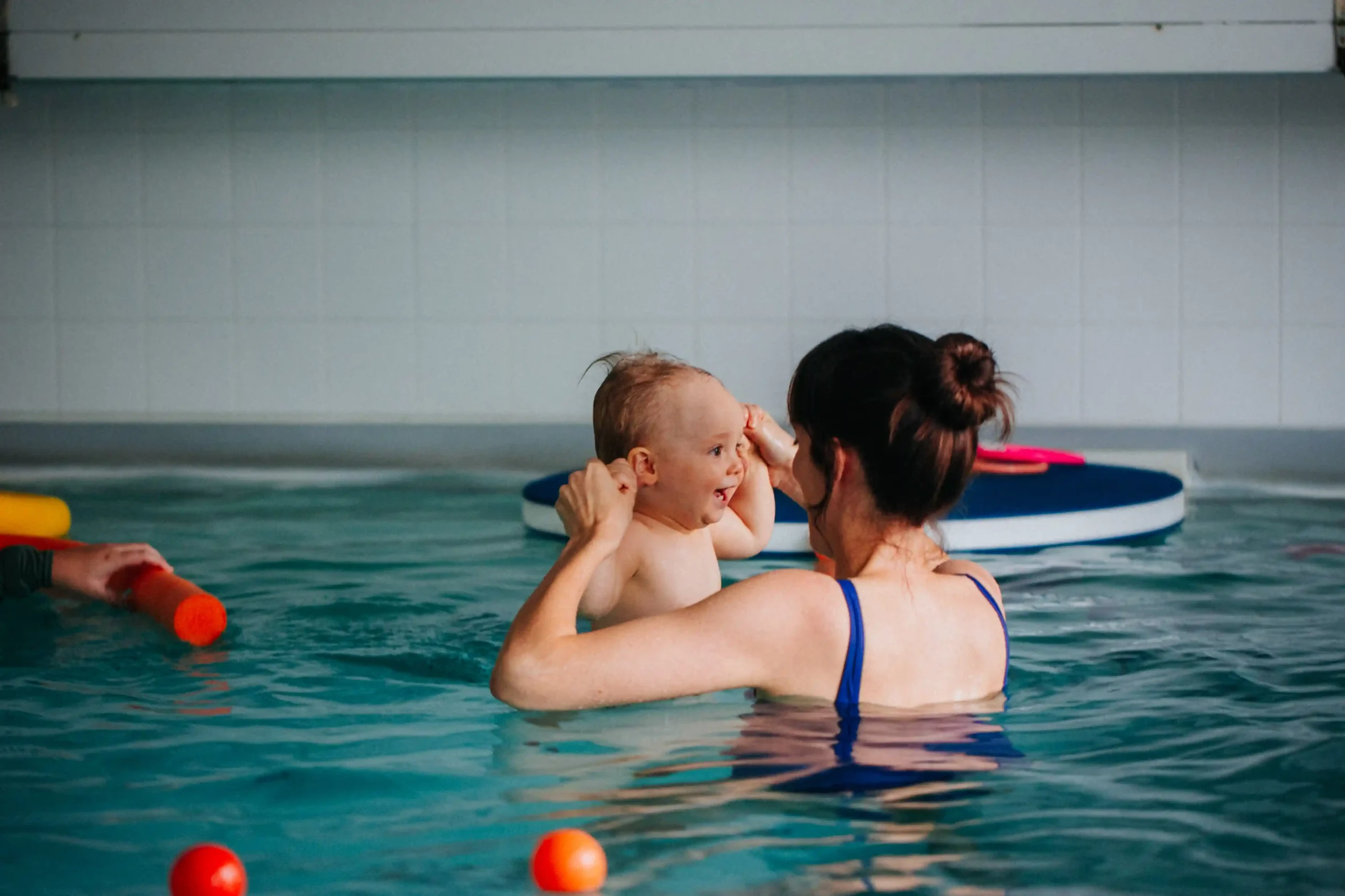 Bébé nageur à Anglet